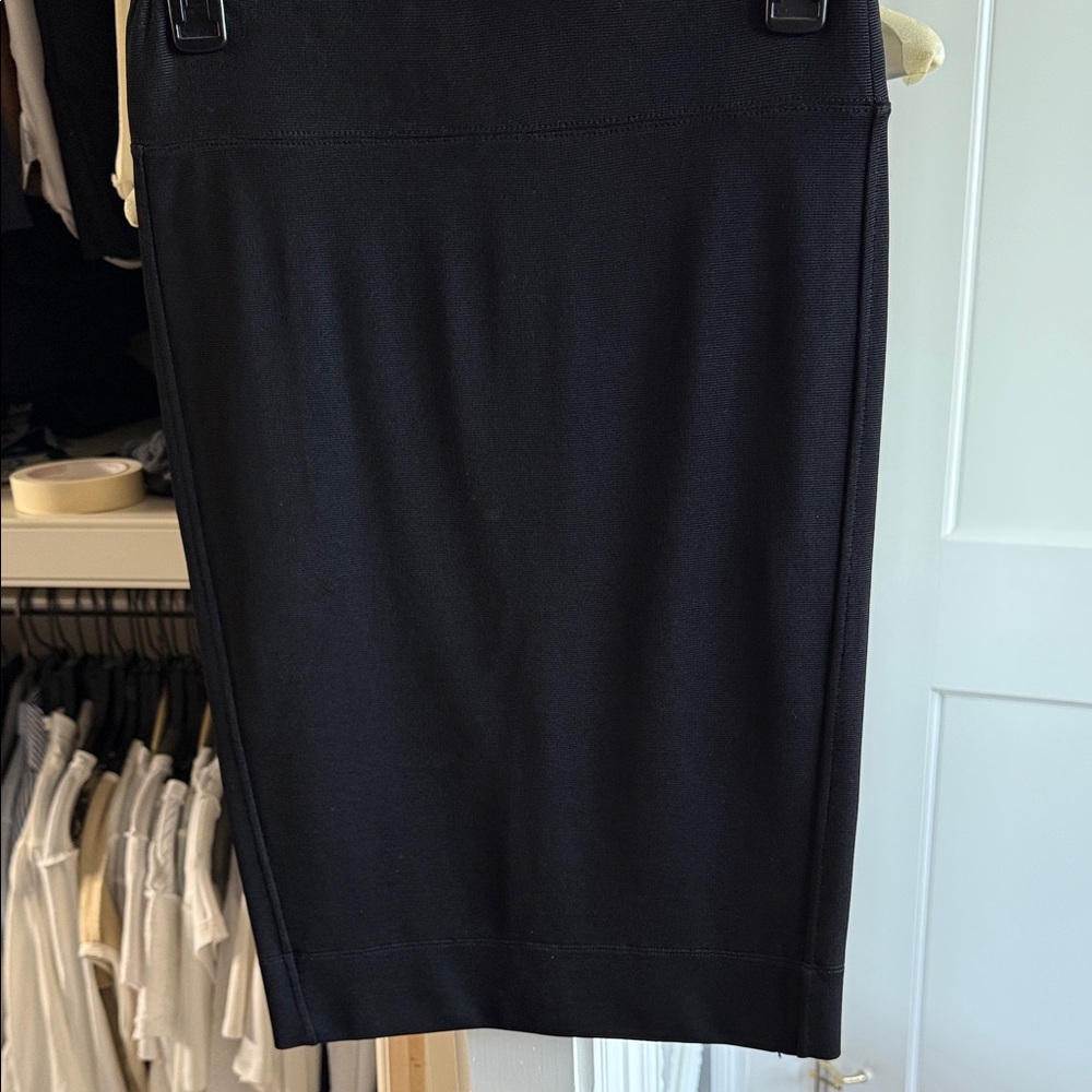 Helmut Lang Classic Black Pencil Skirt